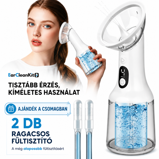 A biztonságos és alapos fültisztításhoz tervezett eszköz