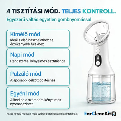A biztonságos és alapos fültisztításhoz tervezett eszköz