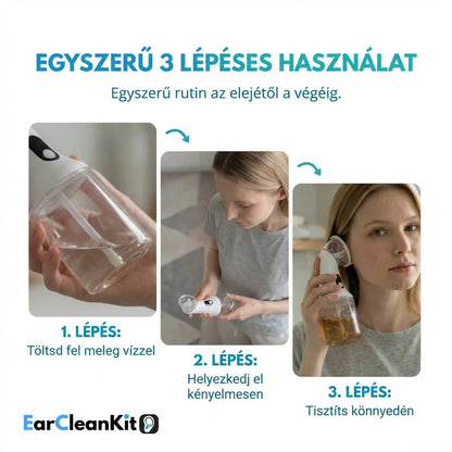 A biztonságos és alapos fültisztításhoz tervezett eszköz